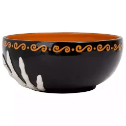 Skeleton Hands Ceramic Bowl
