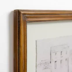 Sketched City Street Framed Art Print