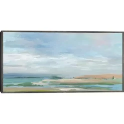 Sky From The Bay Framed Canvas Art Print