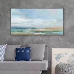 Sky From The Bay Framed Canvas Art Print