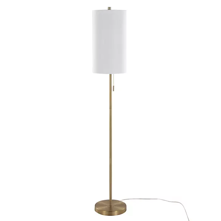 Slim Gold Modern Floor Lamp