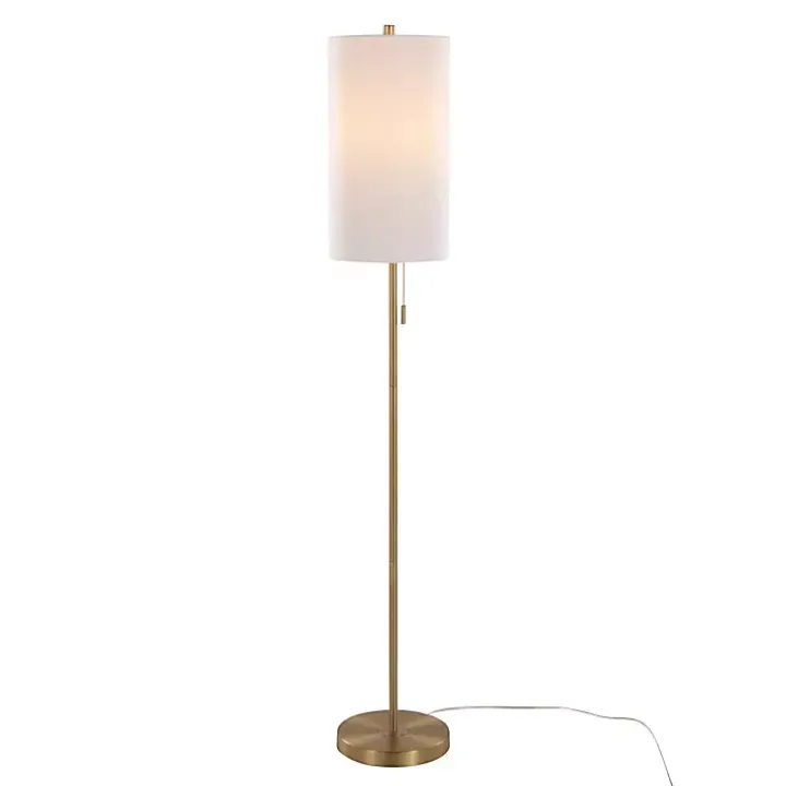 Slim Gold Modern Floor Lamp