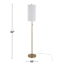 Slim Gold Modern Floor Lamp
