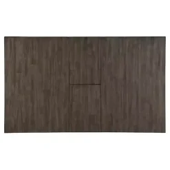 Smoked Alabaster and Honey Wood Dining Table