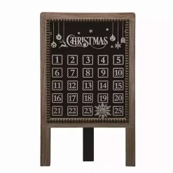 Snowflake Chalkboard Easel Christmas Countdown