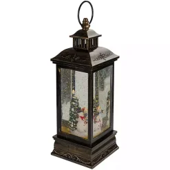 Snowman Family Christmas LED Glitter Snow Globe