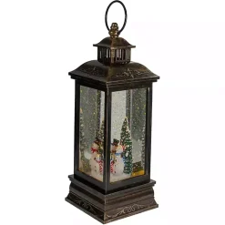 Snowman Family Christmas LED Glitter Snow Globe