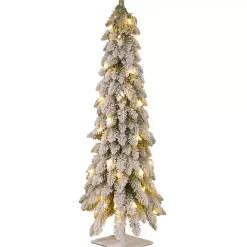 Snowy Downswept Pre-Lit Alpline Tree, 48 in.