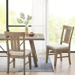 Sofia Gray High Back Dining Chairs, Set of 2