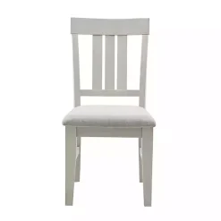 Sofia White High Back Dining Chairs, Set of 2