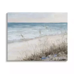 Soft Blue Beach Canvas Art Print, 30x24