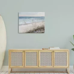 Soft Blue Beach Canvas Art Print, 40x30
