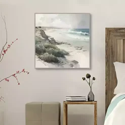Soft Coastal II Framed Canvas Art Print