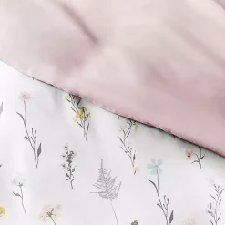 Soft Floral Reversible 3-pc. King Duvet Cover Set