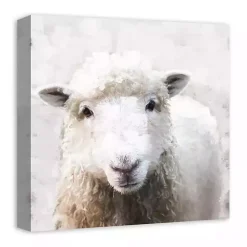 Soft Painted Sheep Canvas Art Print