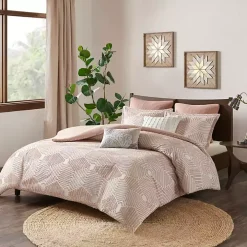 Soft Pink Tufted Full/Queen 3-pc. Comforter Set
