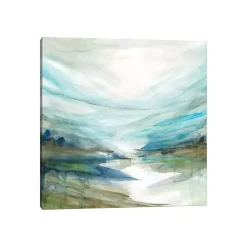 Soft River Reflection Canvas Art Print