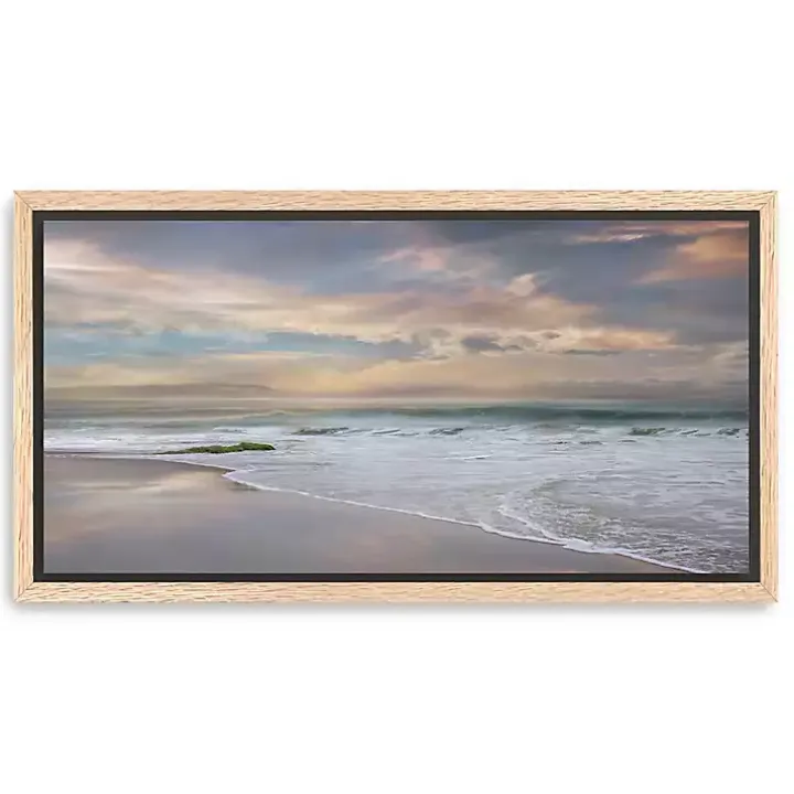 Soft Twilight Framed Canvas Art Print