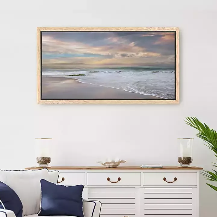 Soft Twilight Framed Canvas Art Print