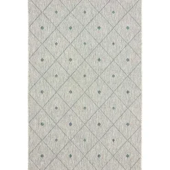 Solitaire Sun Shower Outdoor Area Rug, 7x9