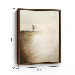 Solitude Framed Canvas Art Print