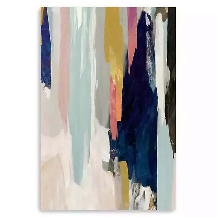 Somber Abstract Canvas Art Print