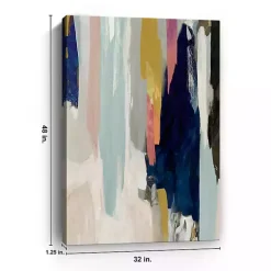 Somber Abstract Canvas Art Print