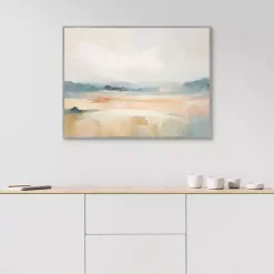 Song of Abstract Nature II Framed Canvas Art Print