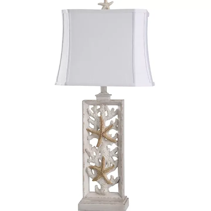South Haven Stacked Starfish Table Lamp