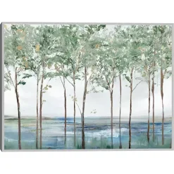 Sparse Forest Peak Framed Wall Art