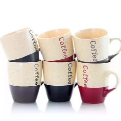 Speckled 6-pc. Coffee Mugs with Stand