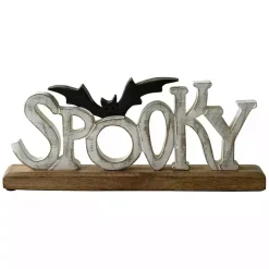 Spooky Bat Wooden Halloween Table Decoration