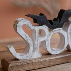 Spooky Bat Wooden Halloween Table Decoration