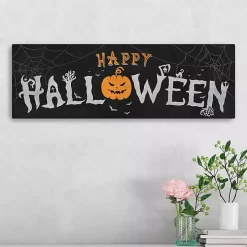 Spooky Happy Halloween Canvas Art Print