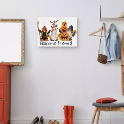 Spooky Pumpkin Gnomes Halloween Wall Art