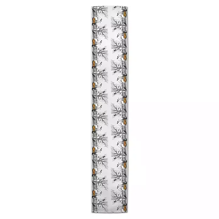 Spooky Tree Border Halloween Table Runner, 90 in.