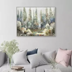 Spring Clearing Framed Canvas Art Print