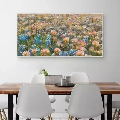 Spring Fling Framed Canvas Art Print