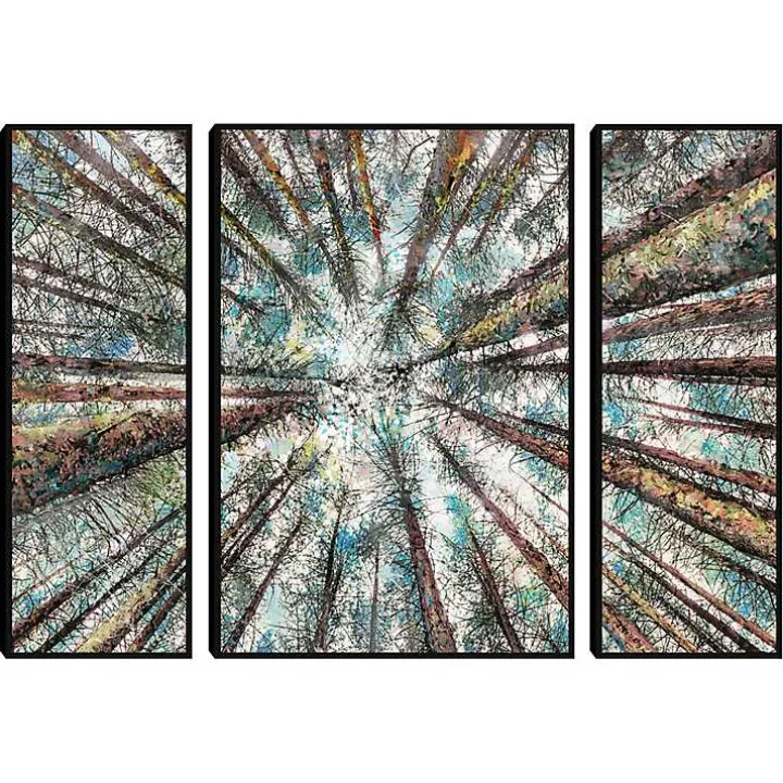 Spring Heights Framed Canvas Art Prints, Set of 3