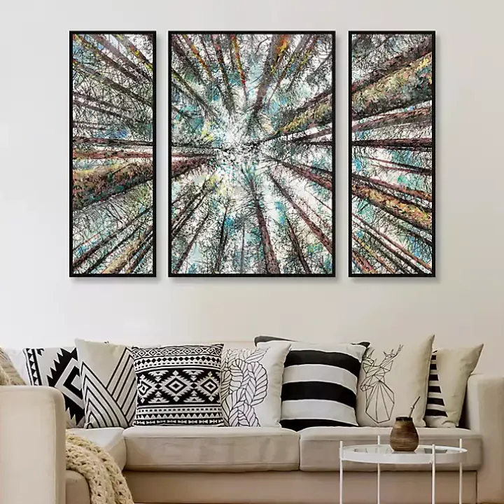 Spring Heights Framed Canvas Art Prints, Set of 3