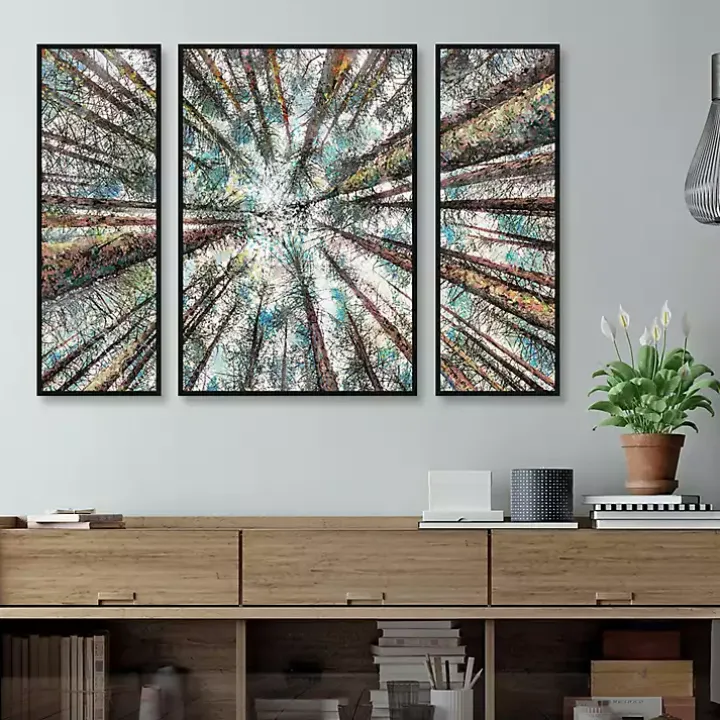 Spring Heights Framed Canvas Art Prints, Set of 3