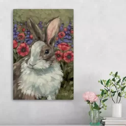 Spring Melody Bunny Canvas Art Print
