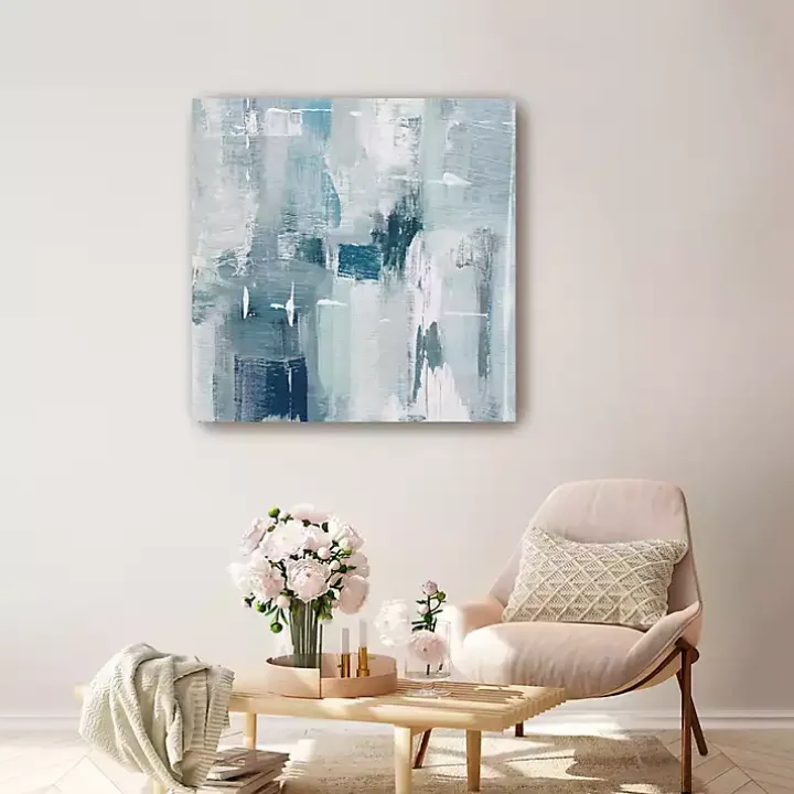 Spring Mountain Blues Canvas Art Print, 30x30 in.