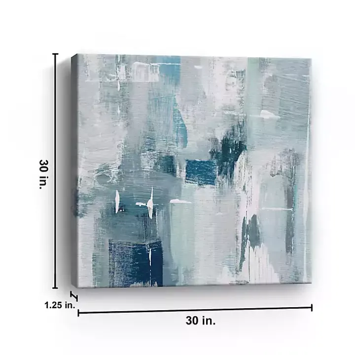 Spring Mountain Blues Canvas Art Print, 30x30 in.