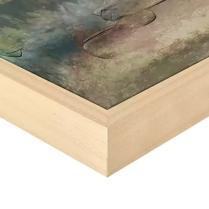 Spring Mountains Framed Canvas Art Print