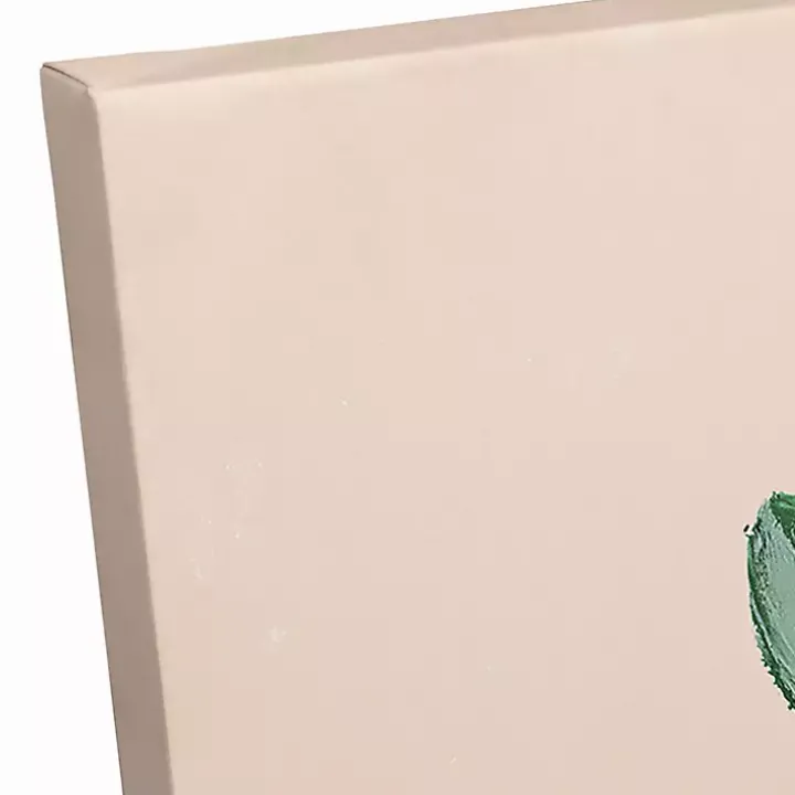 Stacked Floral Mugs Canvas Art Print