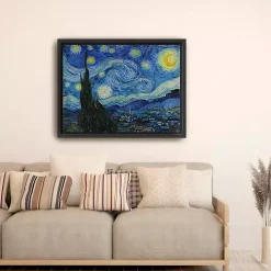 Starry Night Framed Canvas Art Print, 32x42