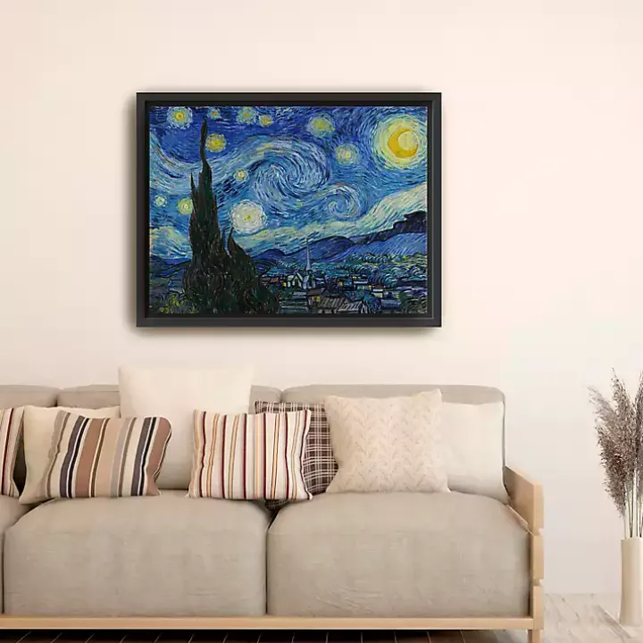 Starry Night Framed Canvas Art Print, 32x42
