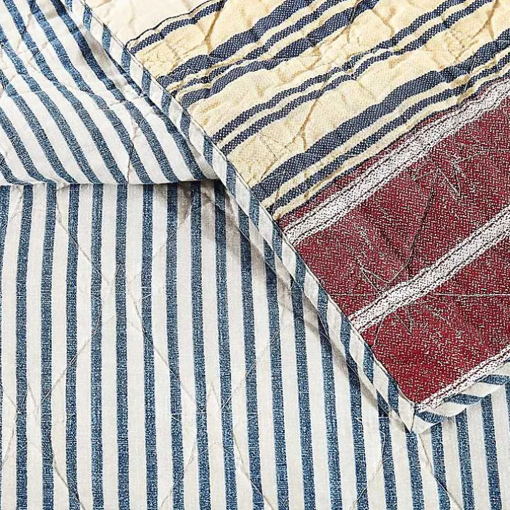 Stars and Striped Patch 3-pc. King Quilt Set