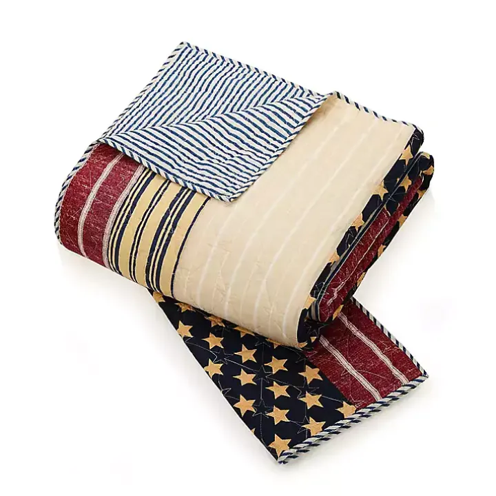 Stars and Striped Patch 3-pc. King Quilt Set